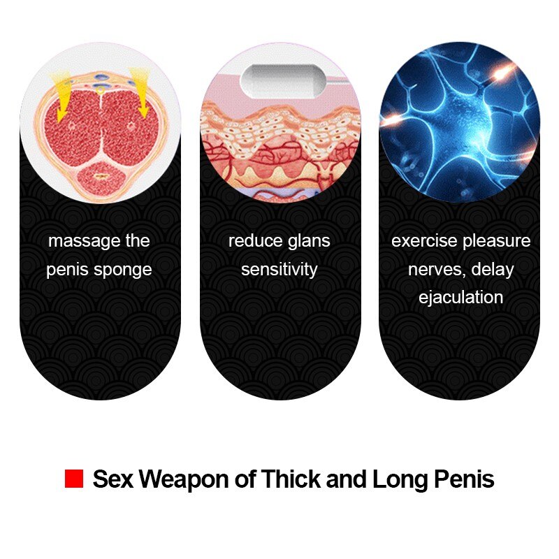 10 Modes Glans Exerciser Penis Pump Vibrator Penis Enlargement Cock Trainer Sex Toys for Men Masturbator Penis Ring (Black) - sextoysok