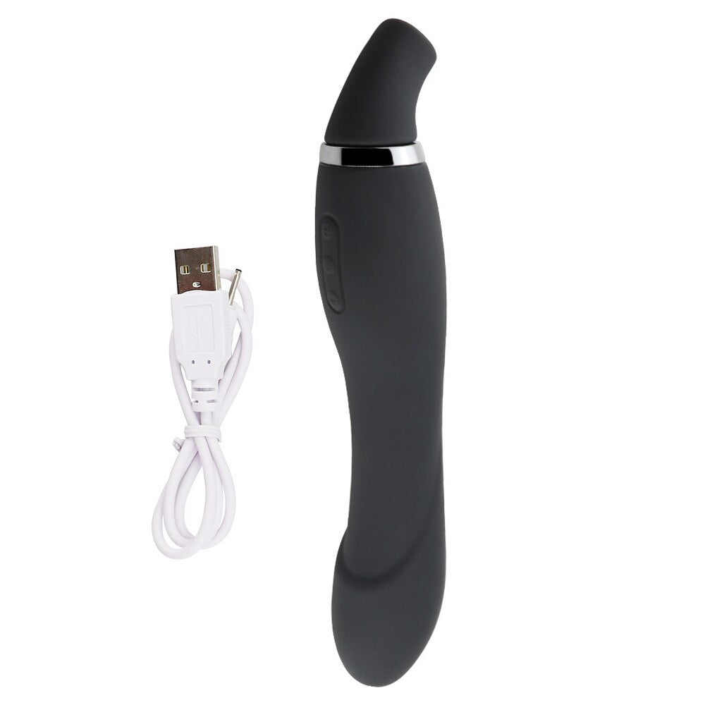 Female Sucking Vibrator ,Powerful Multi-Function AV Stick Automatic Masturbator Charging Vibrator,Silica Gel Sex Toys - sextoysok