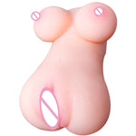 1kg Pussy 4D Vagina Breast-Feeding Soft Male Masturbator Passion Cup Cock Massager Sex Toys for Men (Flesh) - sextoysok