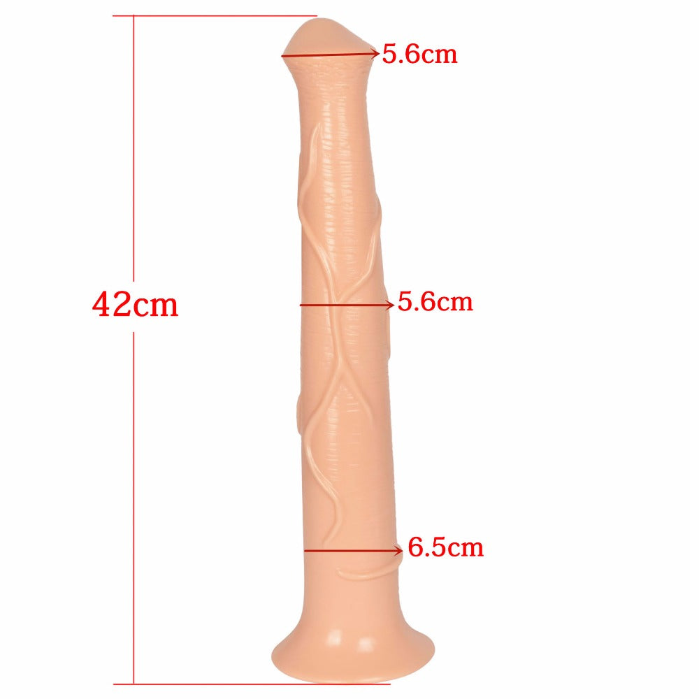 42*6.5cm Long Realistic Horse Dildo Big Thick Animal Penis Sex Toys For Woman Vaginal Butt Massage Masturbation Huge Cock Dick - sextoysok