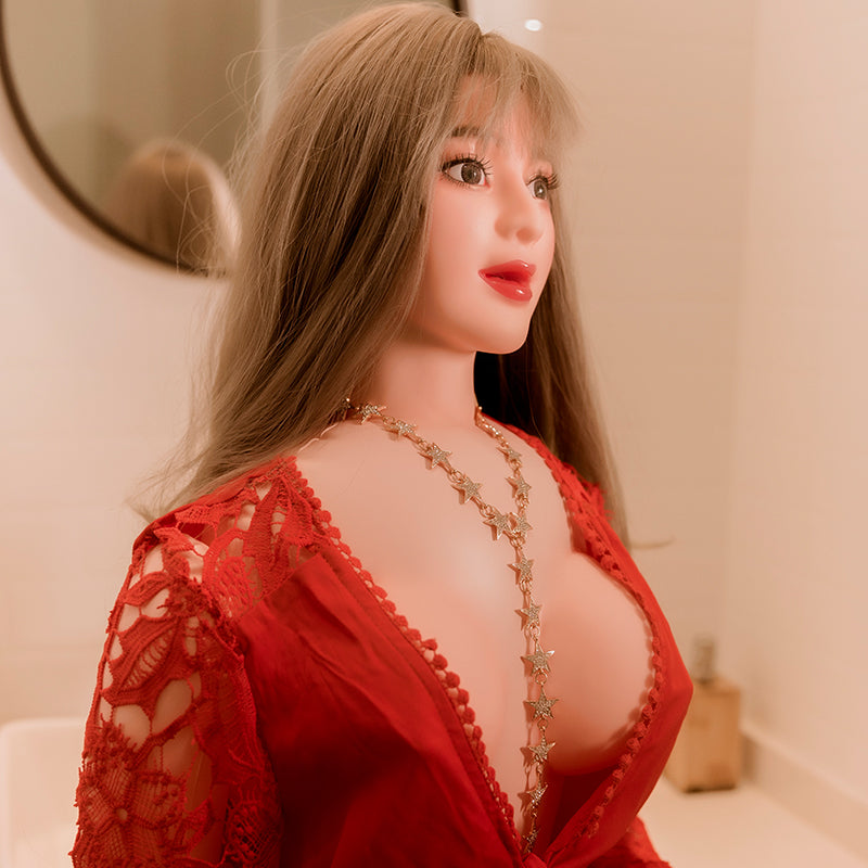 Realistic Inflatable Sex Doll 4D 160CM silicone Male Masturbators With Vagina Anal Oral Sex Toy For Men Adults Toys - sextoysok