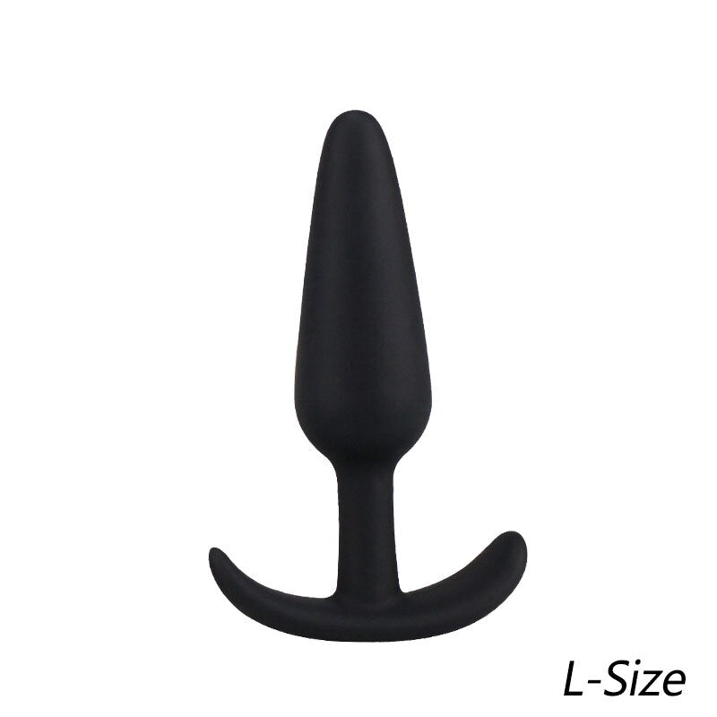 DOPAMONKEY black Silicone Butt Plug With 10 speed Vibrator Anal Plug Sex Toys For Woman Men Anal Dilator Adult sex for couples - sextoysok