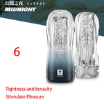Male Masturbator Cup Soft Pussy Sex Toys Transparent Vagina Adult Endurance Exercise Sex Products Vacuum Pocket Cup for Men - sextoysok