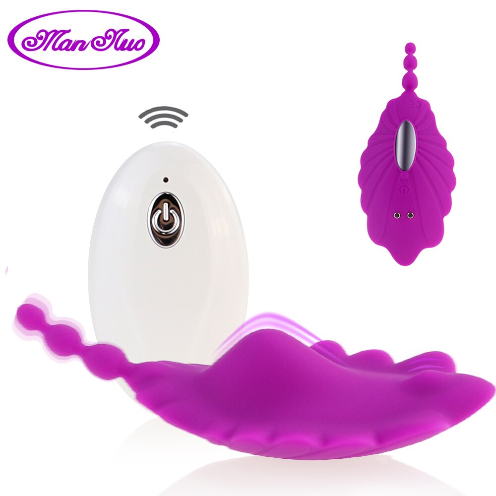 Wearable Vagina Massager Panty Clitoral Stimulator Vibrator Rechargeable Clitoris Sex Toys fo Women With Remote Controller - sextoysok