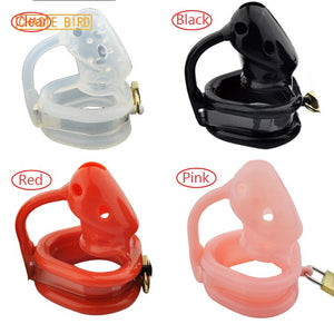 Chaste Bird Latest Design Birdlocked Pico Massage Silicone Spikes Massage Male Chastity Cage A128 - sextoysok