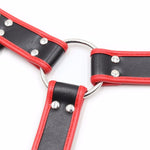 Male PU Leather Chest Harness Bondage Slave Fetish Restraints Straps Belts Sex Products Adult Toys Club Costumes Props For Men (Style) - sextoysok
