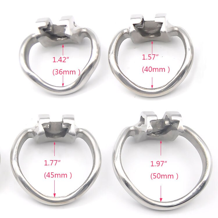 NEW ARRIVE Nice Design 316 Stainless Steel HT V3 Handmade Chastity Device A380-SS.. - sextoysok