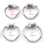 NEW ARRIVE Nice Design 316 Stainless Steel HT V3 Handmade Chastity Device A380-SS.. - sextoysok