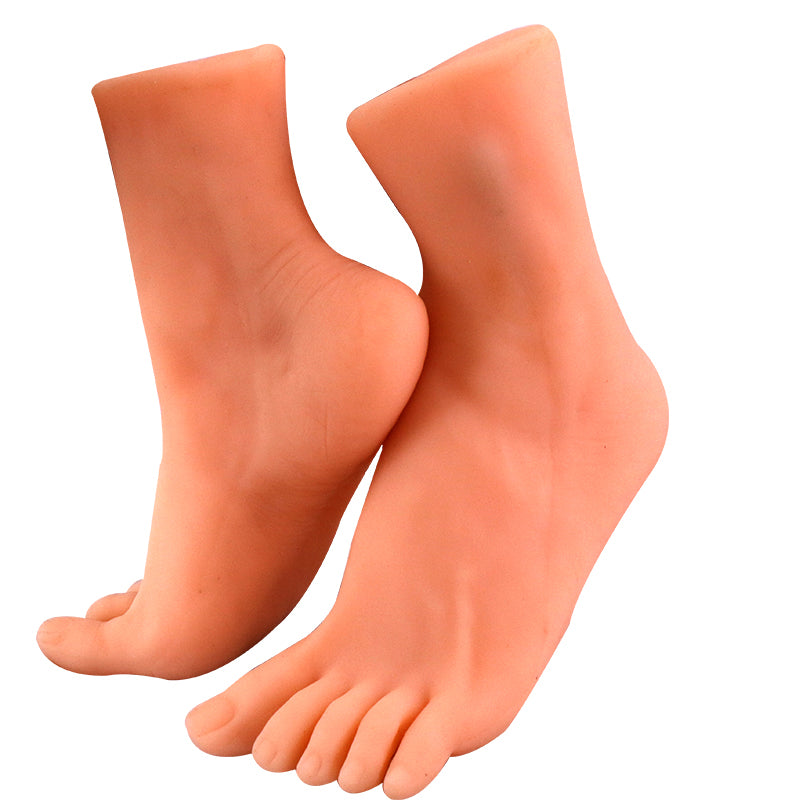 Male masturbation soft gel new male model feet can be inserted into the vagina realistic silicone realistic soft model feet - sextoysok