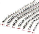 7 Size 25 cm Male Stainless Steel Urethral Sounding Stimulate Plug Urethra Stretching Bead Chastity Adult BDSM Sex Toy 650 - sextoysok