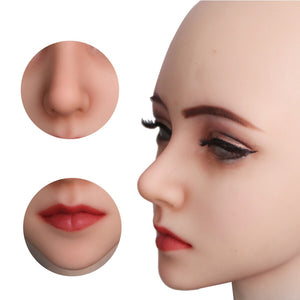 Crossdressing Transgender Soft Silicone Head Mask Face for Crossdresser Transvestite Halloween Cosplay Male to Female - sextoysok