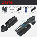 Blowjob Sex Toys for Men Deep Throat Male Masturbator Automatic Penis Pump Vibrators Tongue Licking Glans Massager Sex Shop - sextoysok