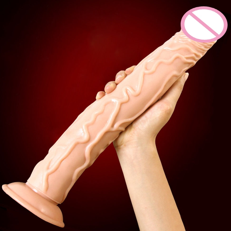 Super Long Huge Dildo Suction Cup Realistic Penis Large Dick Sex Toys For Woman Giant Big Soft Dildo Horse Dildos For Woman - sextoysok