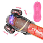 12 Speeds Penis Vibrator Penis Massager Trainer Glans Vibrator Men Sex Toys Enhancement Delay Lasting Erection Male Masturbation - sextoysok
