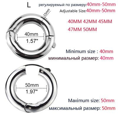 Cock Ring Penis Enlargement Metal Penis Ring Private Goods Ring Cock for Man Increase Penis Extender Intimate Penis Sleeve Dick - sextoysok