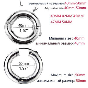 Cock Ring Penis Enlargement Metal Penis Ring Private Goods Ring Cock for Man Increase Penis Extender Intimate Penis Sleeve Dick - sextoysok