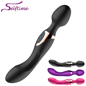 10 Speeds Powerful Big Vibrators for Women Magic Wand Body Massager Sex Toy For Woman Clitoris Stimulate Female Sex Products - sextoysok