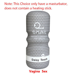 Meselo Realistic Vagina Anal Male Masturbator Silicone Soft Tight Pussy Erotic Adult Toy vibrator Sex Toys For Men Masturbatings - sextoysok