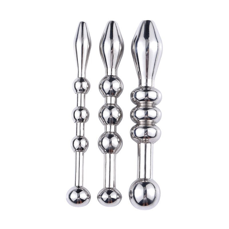 Dilator Stainless Steel Sound Rods Catheters (7 Outfit) Sounding Irritation Rod Urethral dilation horse eye stick male appliance - sextoysok