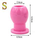 Large, medium and small soft rubber hollow female female expansion anal device unisex backyard expander foreign trade hot produc - sextoysok