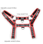 Male PU Leather Chest Harness Bondage Slave Fetish Restraints Straps Belts Sex Products Adult Toys Club Costumes Props For Men (Style) - sextoysok