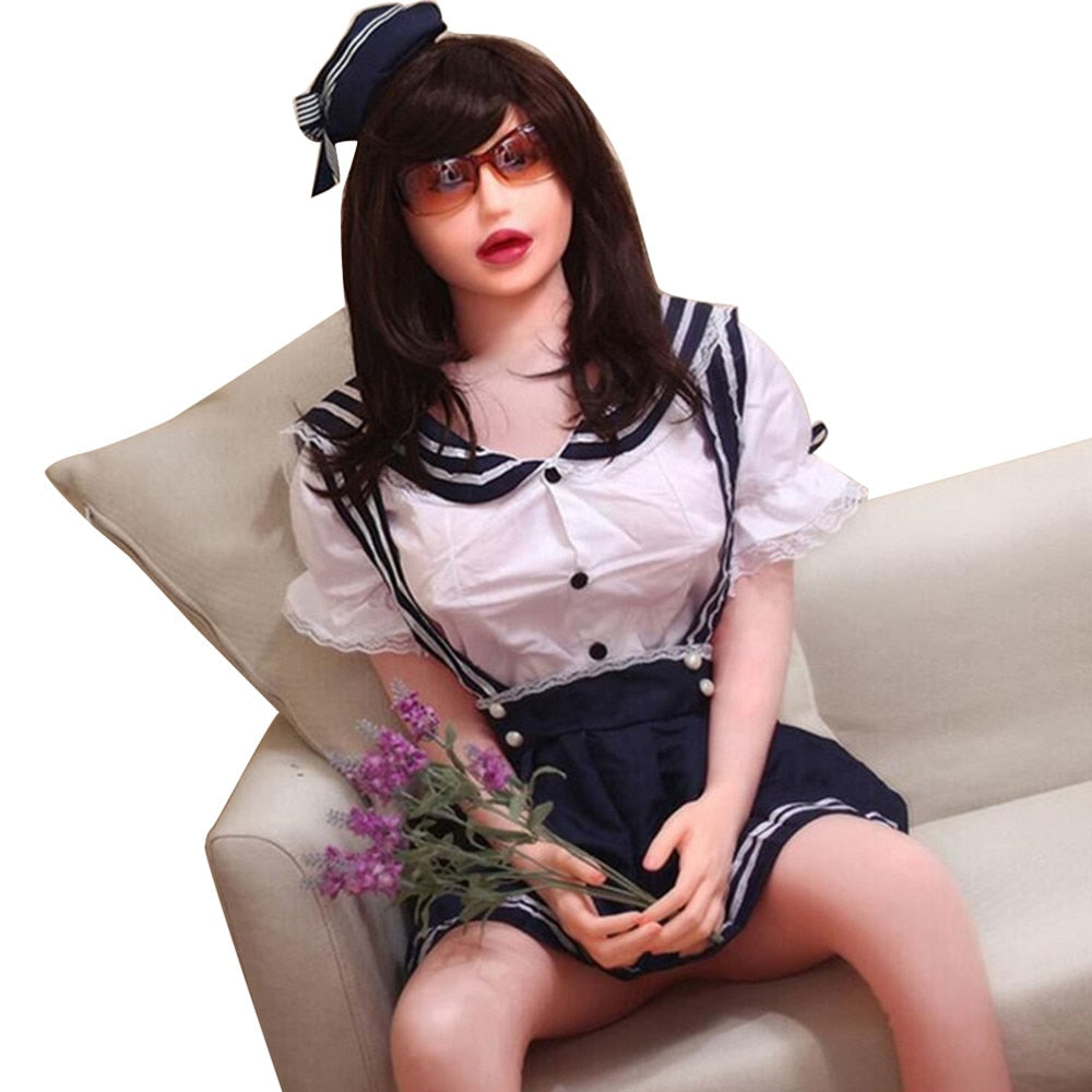 160cm Inflatable Sex Doll Male Masturbation With Vagina Anal Oral Sex Toys For Men Adults Products Toys Sex Shop (Flesh) - sextoysok