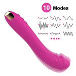 FLXUR 10 modes real dildo Vibrator for Women Soft Female Vagina Clitoris Stimulator Massager Masturbator Sex Products for Adults - sextoysok