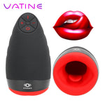 VATINE 6 Models Vibrator Blowjob Masturbation Cup Heating Oral Sex Cup Erotic Silicone Sex Toys for Men Male Masturbation - sextoysok