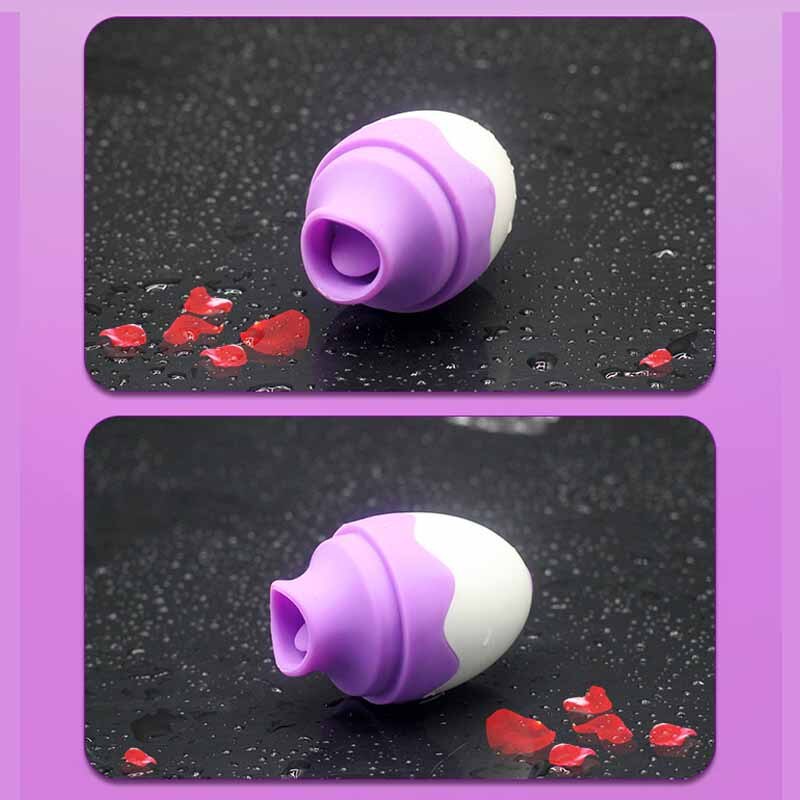 Erotic Female Masturbation Device Sex Sucking Machine USB Charging Tongue Licking Jump Egg Sexy Toys for Women nipple Sucker FB - sextoysok