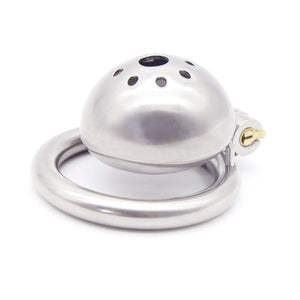 Free Sipping!! 304 stainless steel Male Chastity Device Super Small Cock Cage with Stealth lock Ring Sex Toy A269 - sextoysok