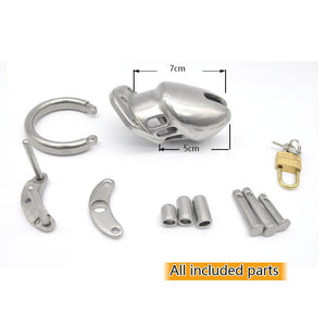 Free shipping!!!Male Chastity Device Cock Cage Real Stainless steel Small CB6000 S chastity Belt Drop shipping - sextoysok