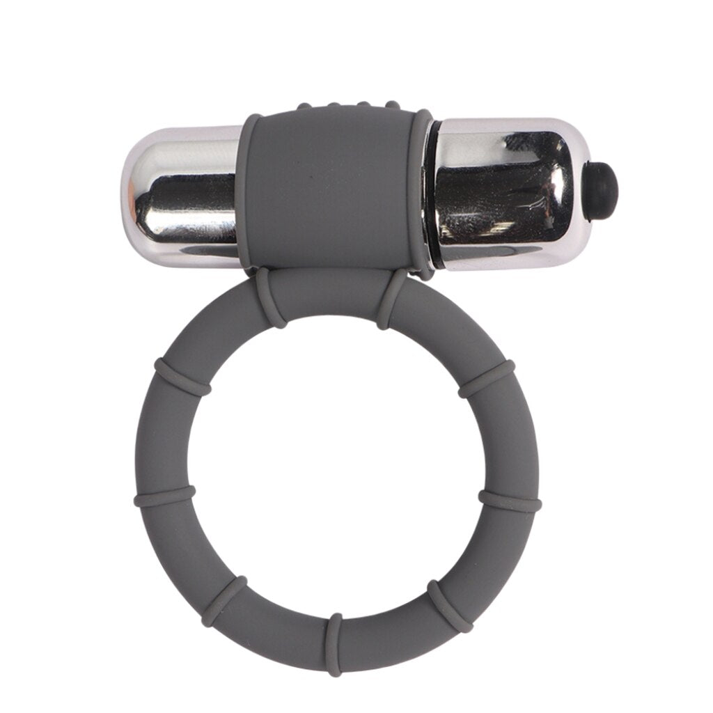 Stretchy Silicone Male Penes Lock Ring Cage Collar G-pot Vibrator Sex Toys Adjustable Flirt Anal Vagina Stimulation Massager - sextoysok