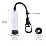 Meselo Penis Pump Sex Toys for Man Penis Enlargement Vacuum Pump Male Penis Extender Enhancer Masturbator Penis Trainer Adult - sextoysok