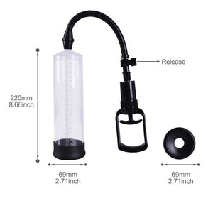 Meselo Penis Pump Sex Toys for Man Penis Enlargement Vacuum Pump Male Penis Extender Enhancer Masturbator Penis Trainer Adult - sextoysok