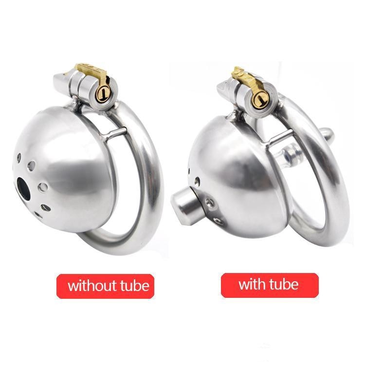 Free Sipping!! 304 stainless steel Male Chastity Device Super Small Cock Cage with Stealth lock Ring Sex Toy A269 - sextoysok