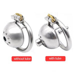 Free Sipping!! 304 stainless steel Male Chastity Device Super Small Cock Cage with Stealth lock Ring Sex Toy A269 - sextoysok