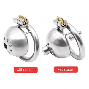 Free Sipping!! 304 stainless steel Male Chastity Device Super Small Cock Cage with Stealth lock Ring Sex Toy A269 - sextoysok