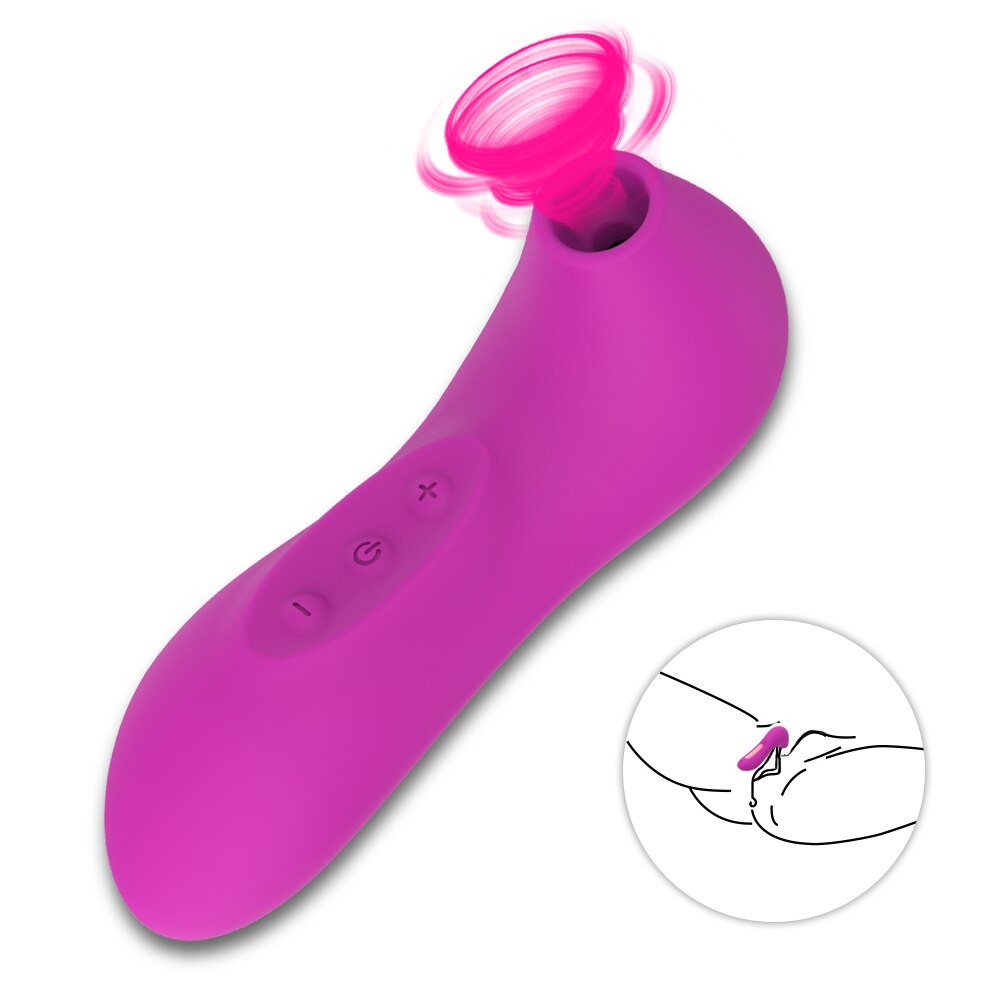 Sucking & Licking 2 in 1 Clitoris Vibrator Sex Toys for Women Double Stimulation Nipples Clit Sucker Oral Sex Toys for Adults - sextoysok