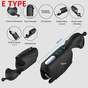Blowjob Sex Toys for Men Deep Throat Male Masturbator Automatic Penis Pump Vibrators Tongue Licking Glans Massager Sex Shop - sextoysok