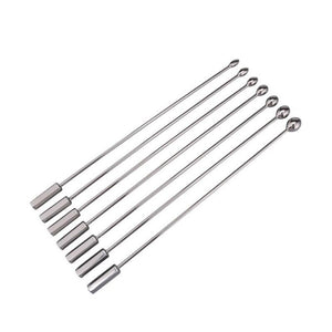 Dilator Stainless Steel Sound Rods Catheters (7 Outfit) Sounding Irritation Rod Urethral dilation horse eye stick male appliance - sextoysok