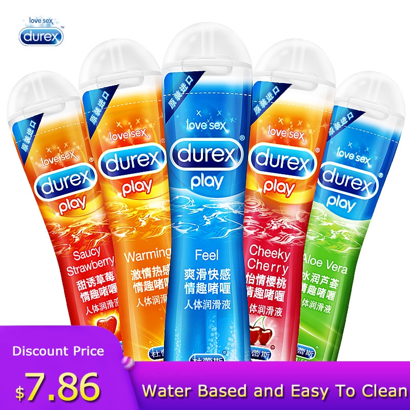 Durex Lubricants Play Water Based Anal Masturbation Lubricant Penis Gel Massage Oil Vaginal Intimate Sex Products for Couples - sextoysok