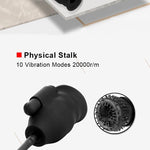 10 Modes Glans Ghost Exerciser Sex Toys for Men Masturbator Penis Enlargement Cock Trainer Penis Pump Vibrator Erotic Sex Toys (Black) - sextoysok